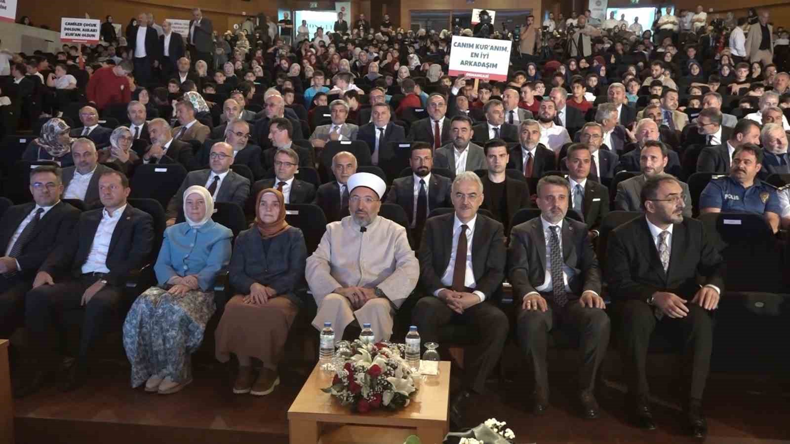 Yaz Kur’an kursları açılışı Bursa’dan yapıldı