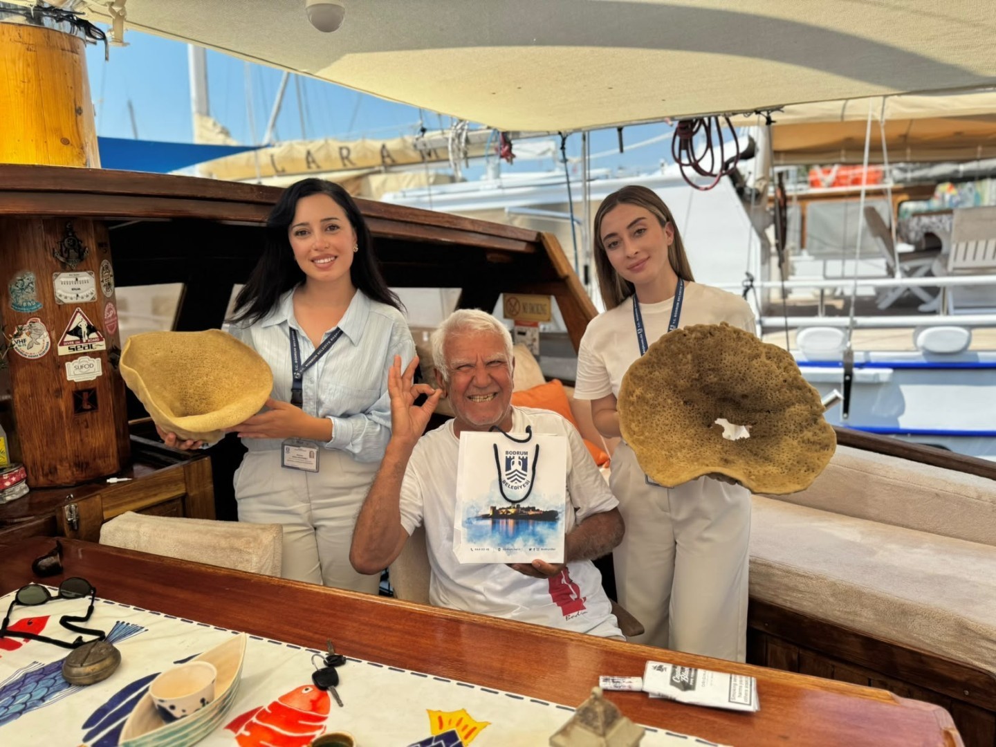 Bodrum’da emektar denizcilere vefa