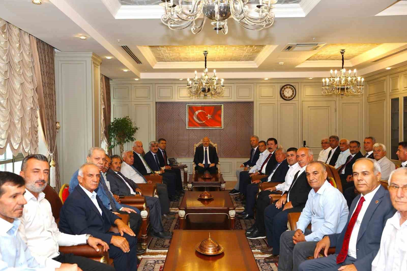 Vali Küçük, kırsala yönelik yatırımları değerlendirdi