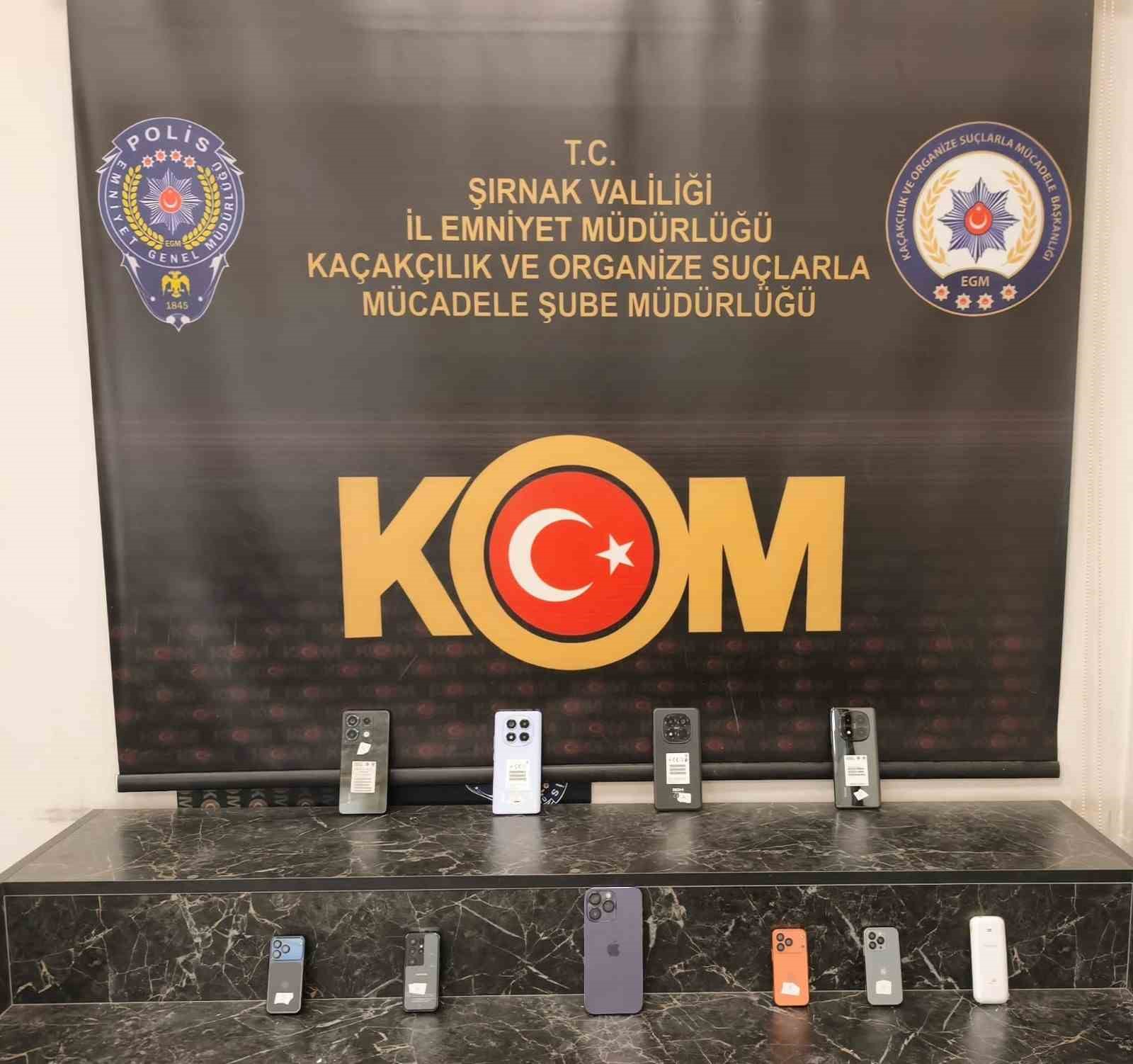 Şırnak’ta 16,2 milyon liralık kaçak ürün ele geçirildi