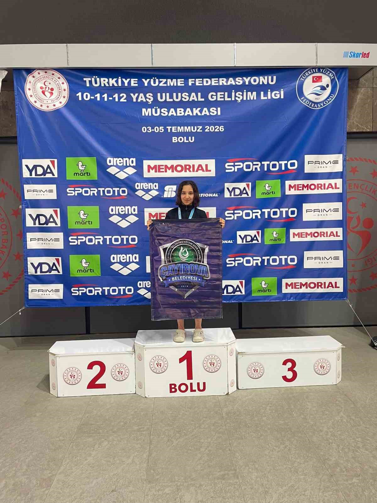 Çayırovalı yüzücülerden 25 madalyalık başarı