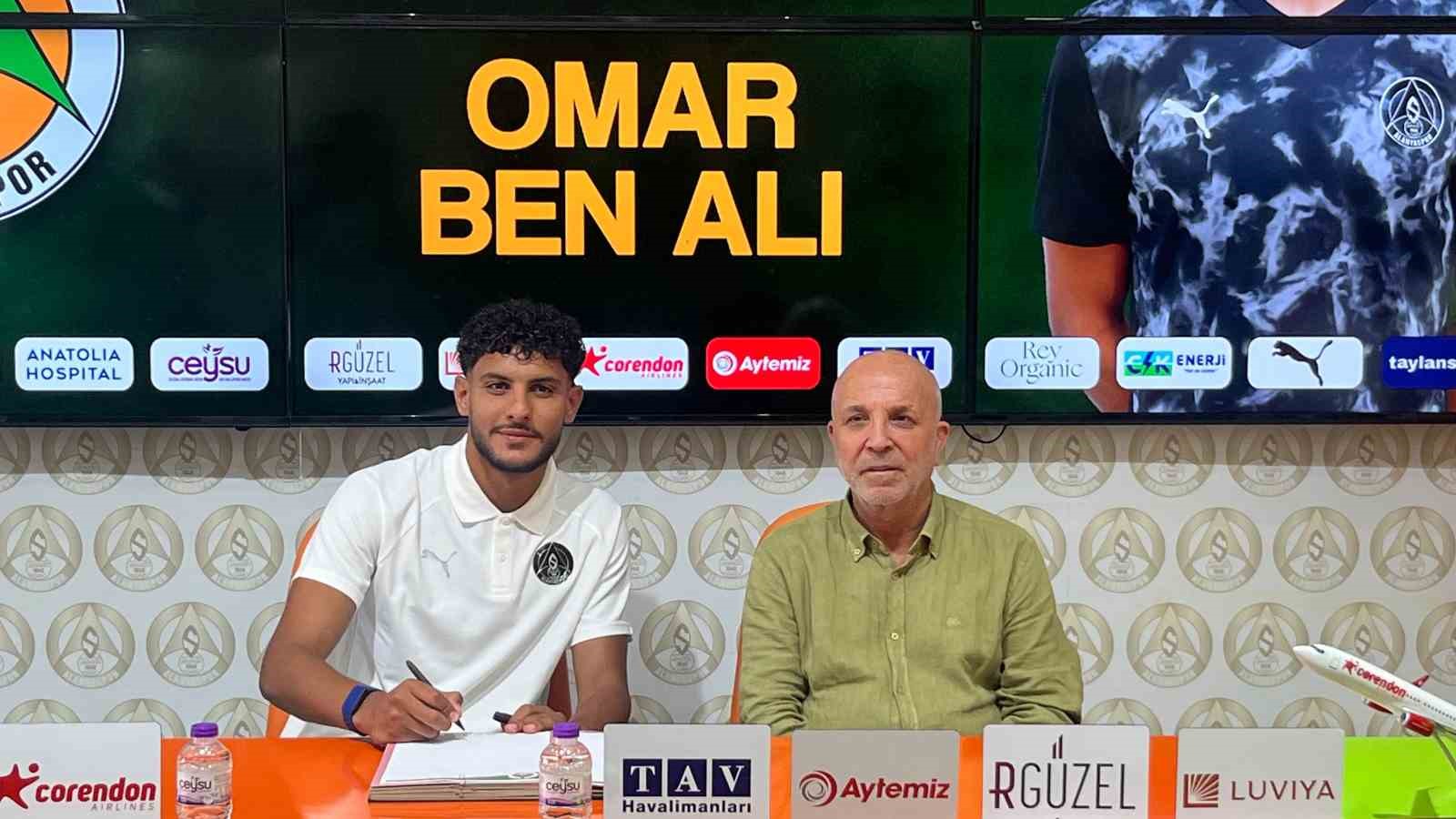 Corendon Alanyaspor, Tunuslu santrfor Omar Ben Ali’yi renklerine bağladı