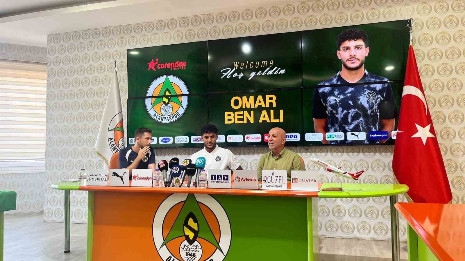 Corendon Alanyaspor, Tunuslu santrfor Omar Ben Ali’yi renklerine bağladı