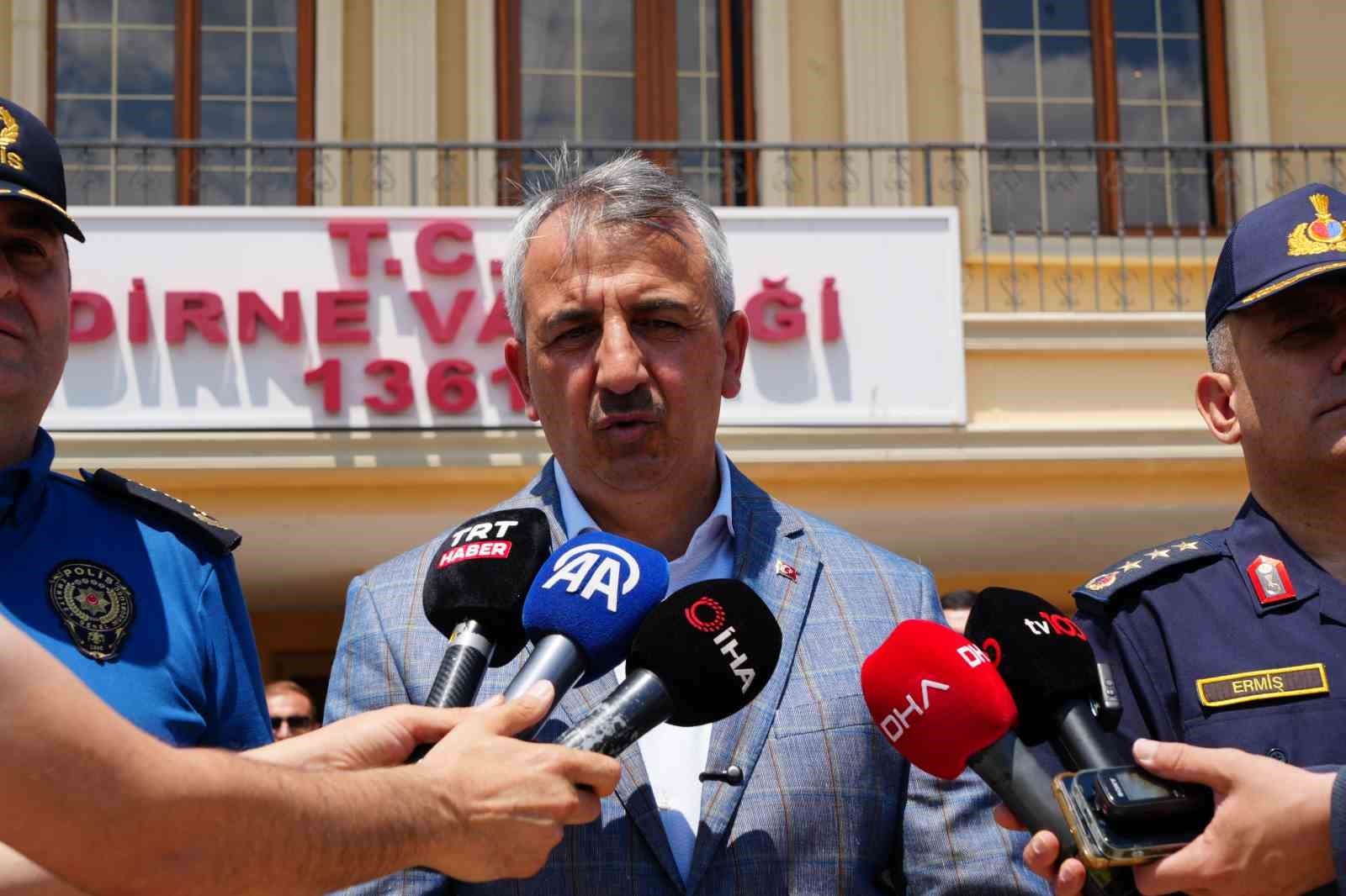 Vali Sezer: "Düzensiz göçte Edirne büyük ölçüde rota olmaktan çıktı"