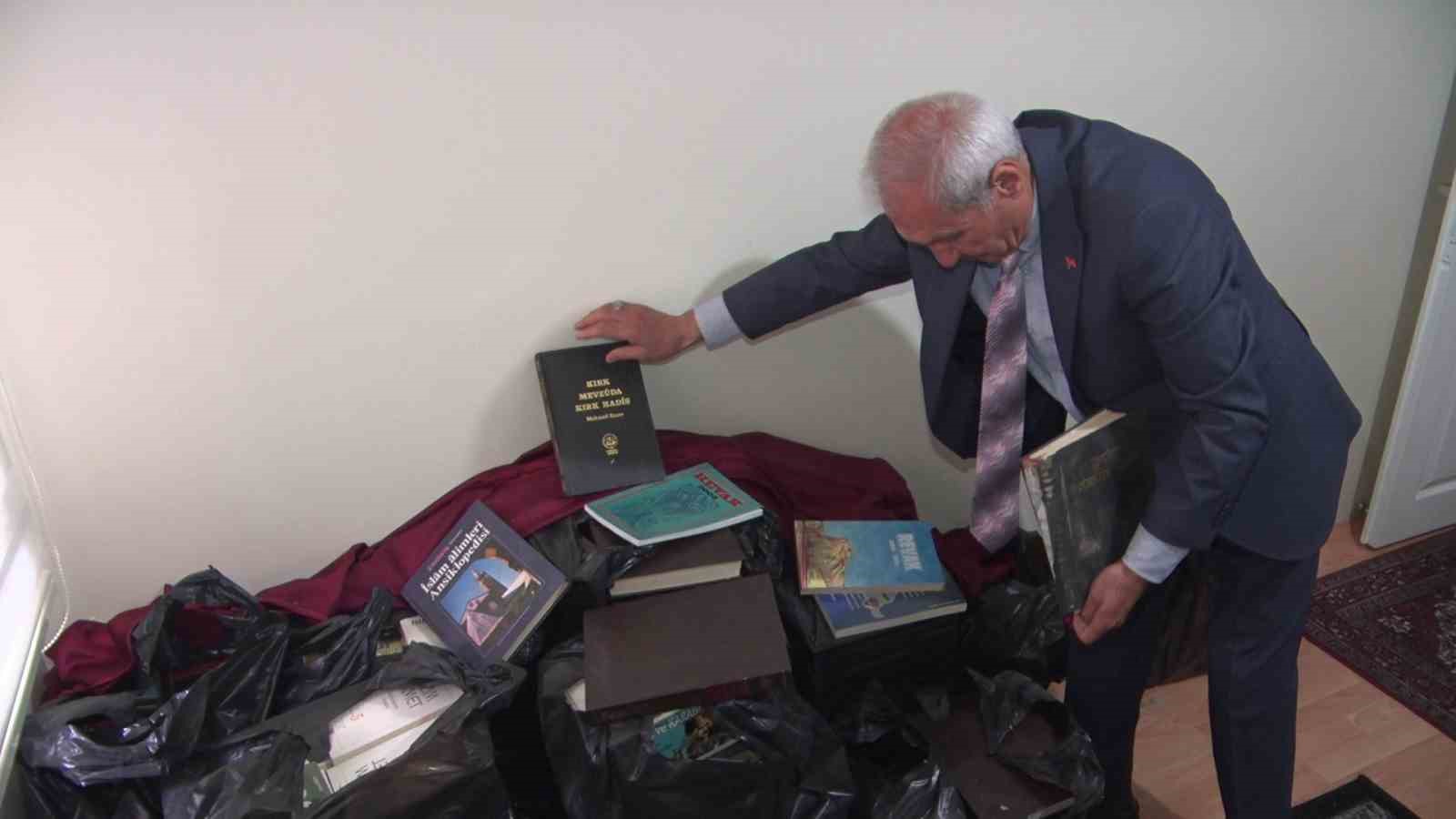 Şehit oğlunun adını 14 bin kitaplık kütüphaneyle yaşatacak