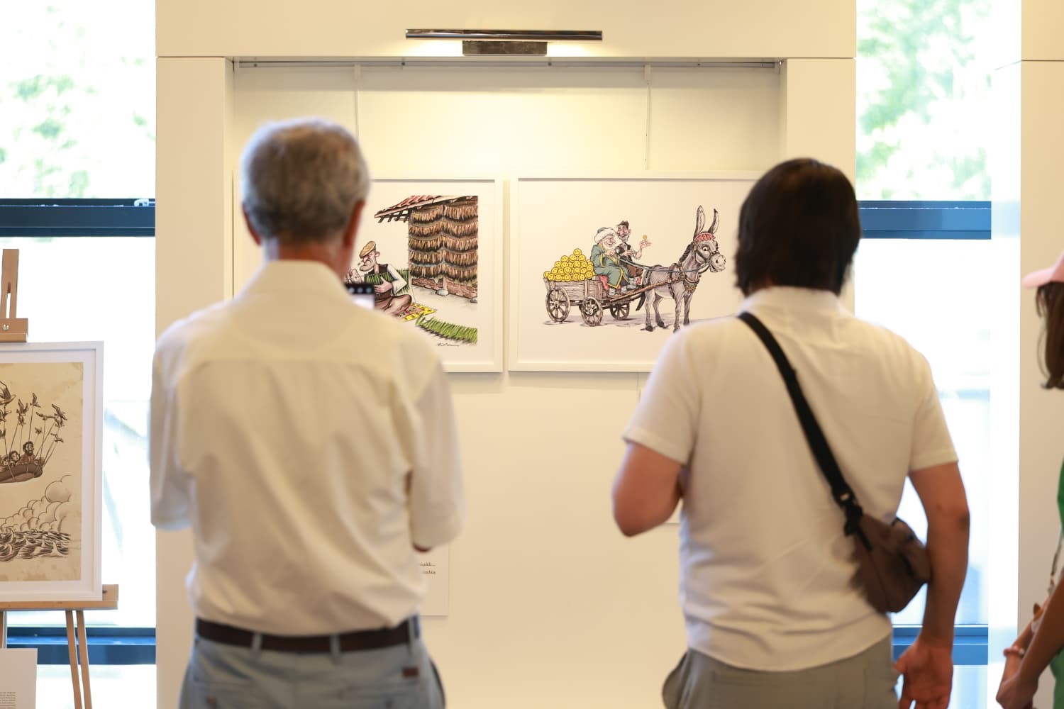 Osmangazi’de göçün hikayelerini karikatürlerle anlatan sergi