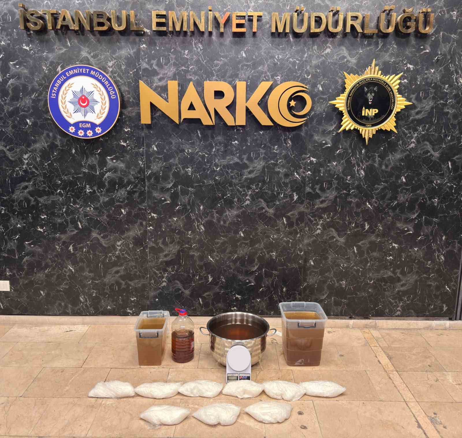 İstanbul’da uyuşturucu operasyonu: 7 gözaltı