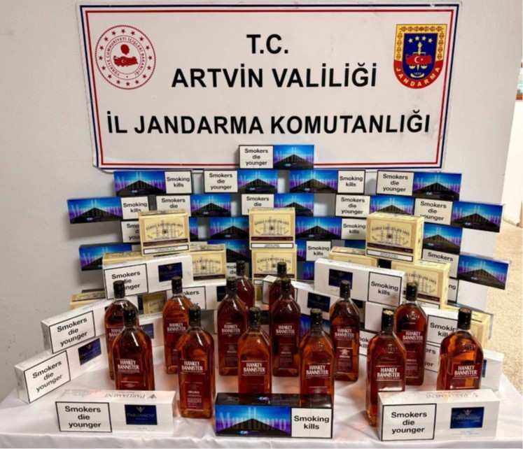 Artvin’de jandarmadan kaçakçılık operasyonu