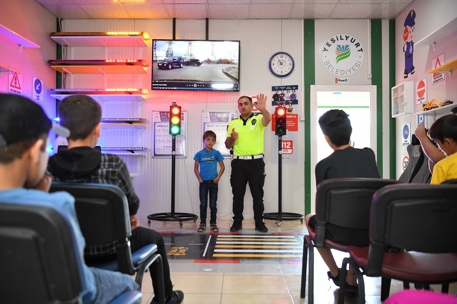 Yeşilyurt Trafik Eğitim Parkı’nda 6 Bin 820 öğrenciye uygulamalı trafik eğitimi verildi