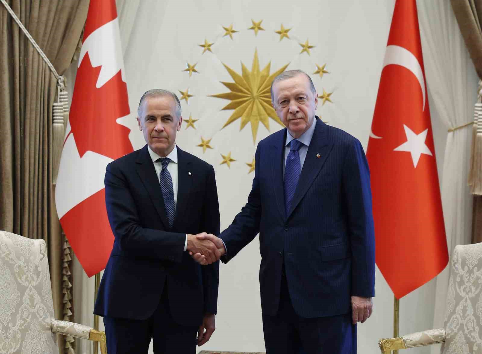 Cumhurbaşkanı Erdoğan, Kanada Başbakanı Mark Carney’i kabul etti