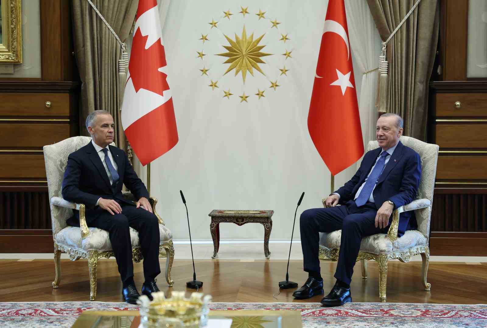 Cumhurbaşkanı Erdoğan, Kanada Başbakanı Mark Carney’i kabul etti
