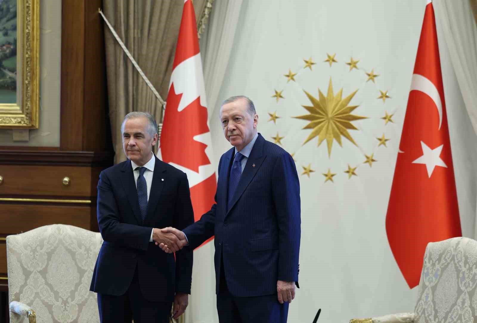 Cumhurbaşkanı Erdoğan, Kanada Başbakanı Mark Carney’i kabul etti