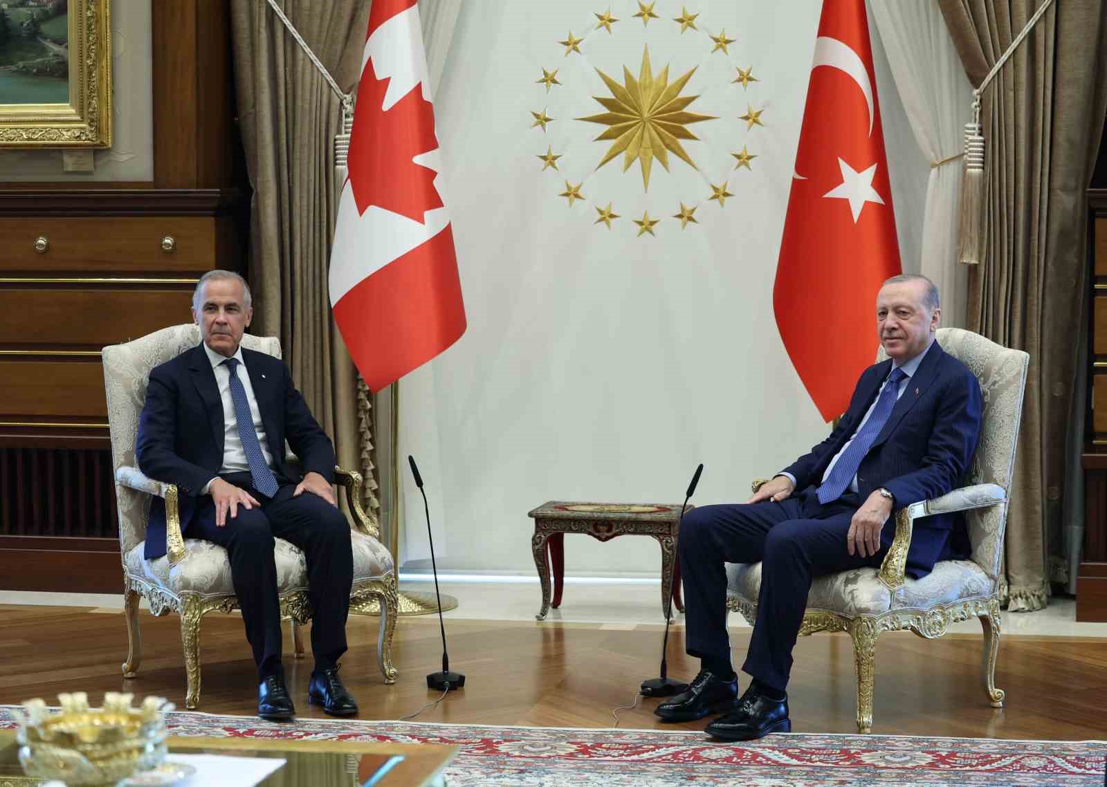 Cumhurbaşkanı Erdoğan, Kanada Başbakanı Mark Carney’i kabul etti