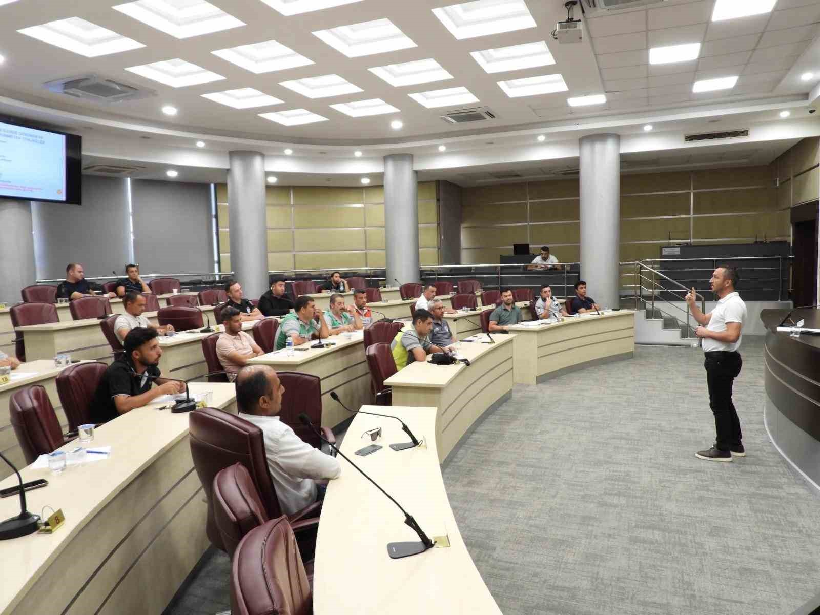 Kepez Belediyesi’nden personele "Afetlerde İş Güvenliği Eğitimi"