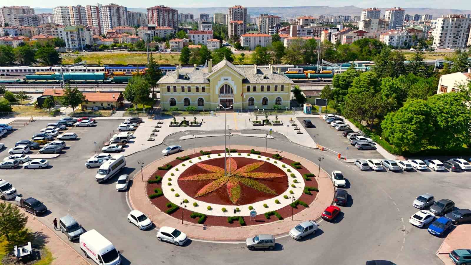 Kayseri çiçek bahçesine dönüşüyor