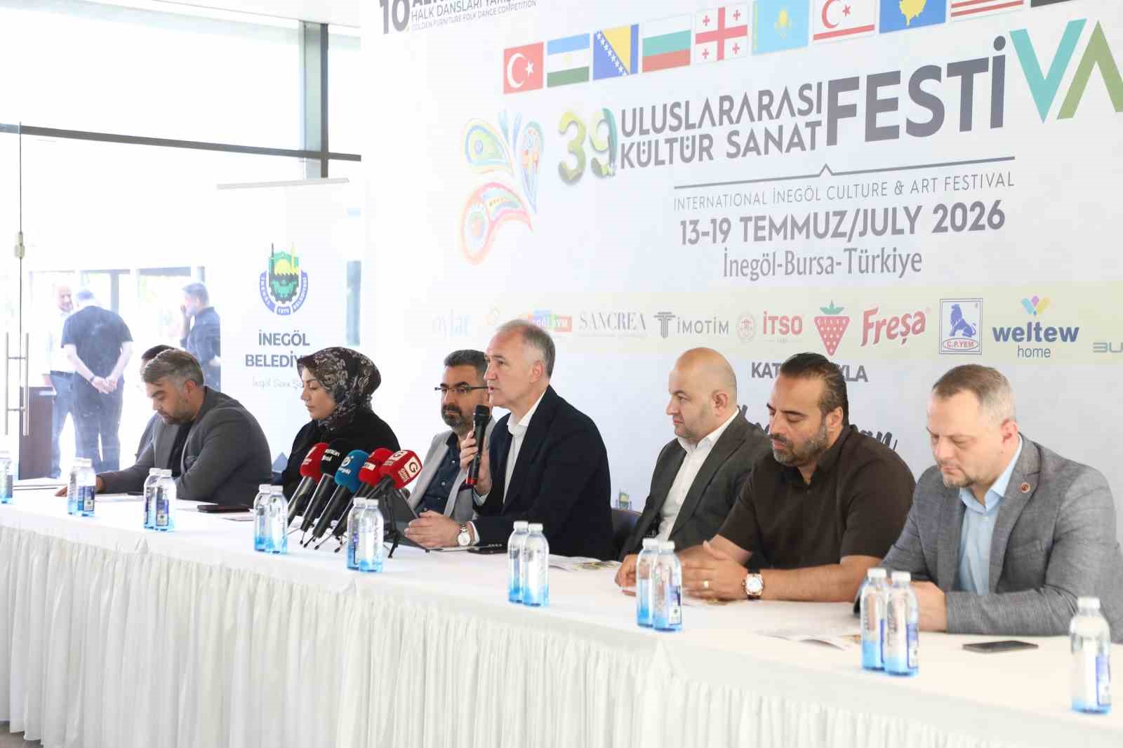 İnegöl’de 39. Uluslararası Kültür Sanat Festivali başlıyor