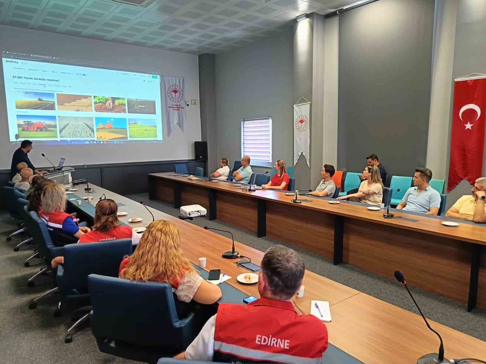 Edirneli sera üreticileri dijital pazara hazırlanıyor