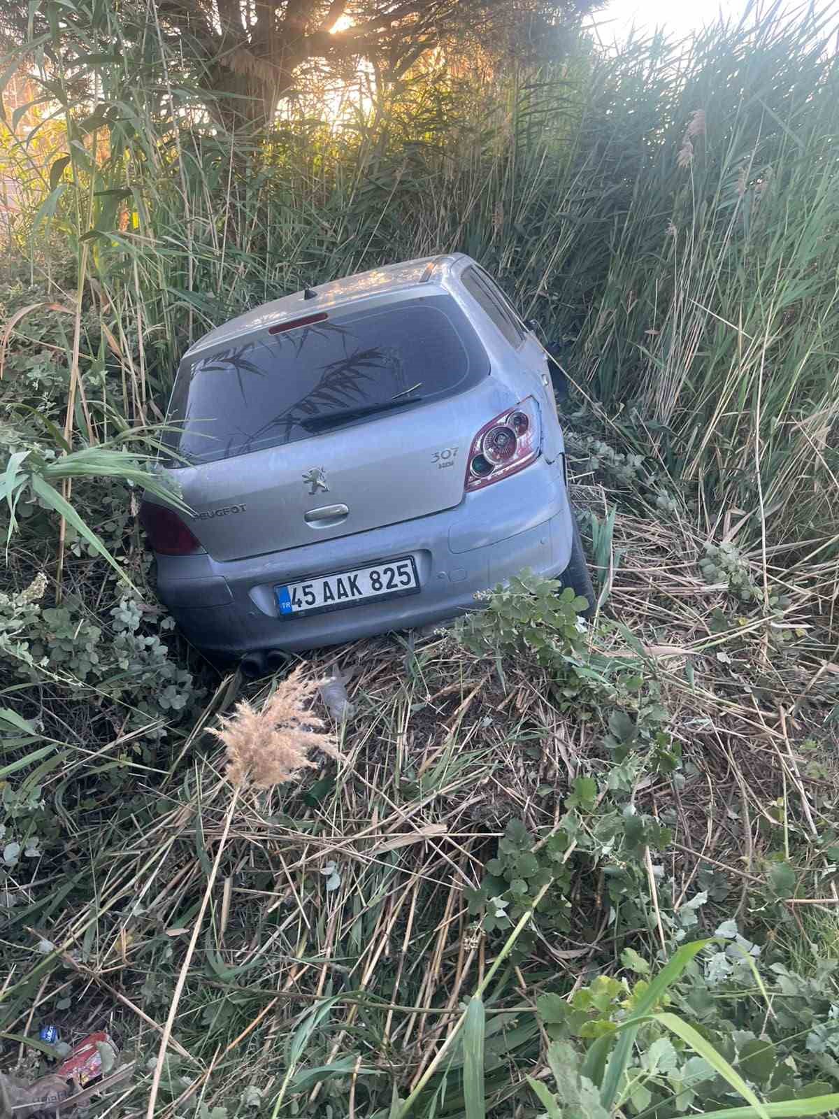 Balıkesir’de sürücü direksiyon hakimiyetini kaybetti; 1 yaralı