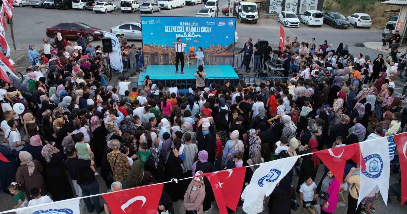 Yıldırım’da sokaklar şenlendi