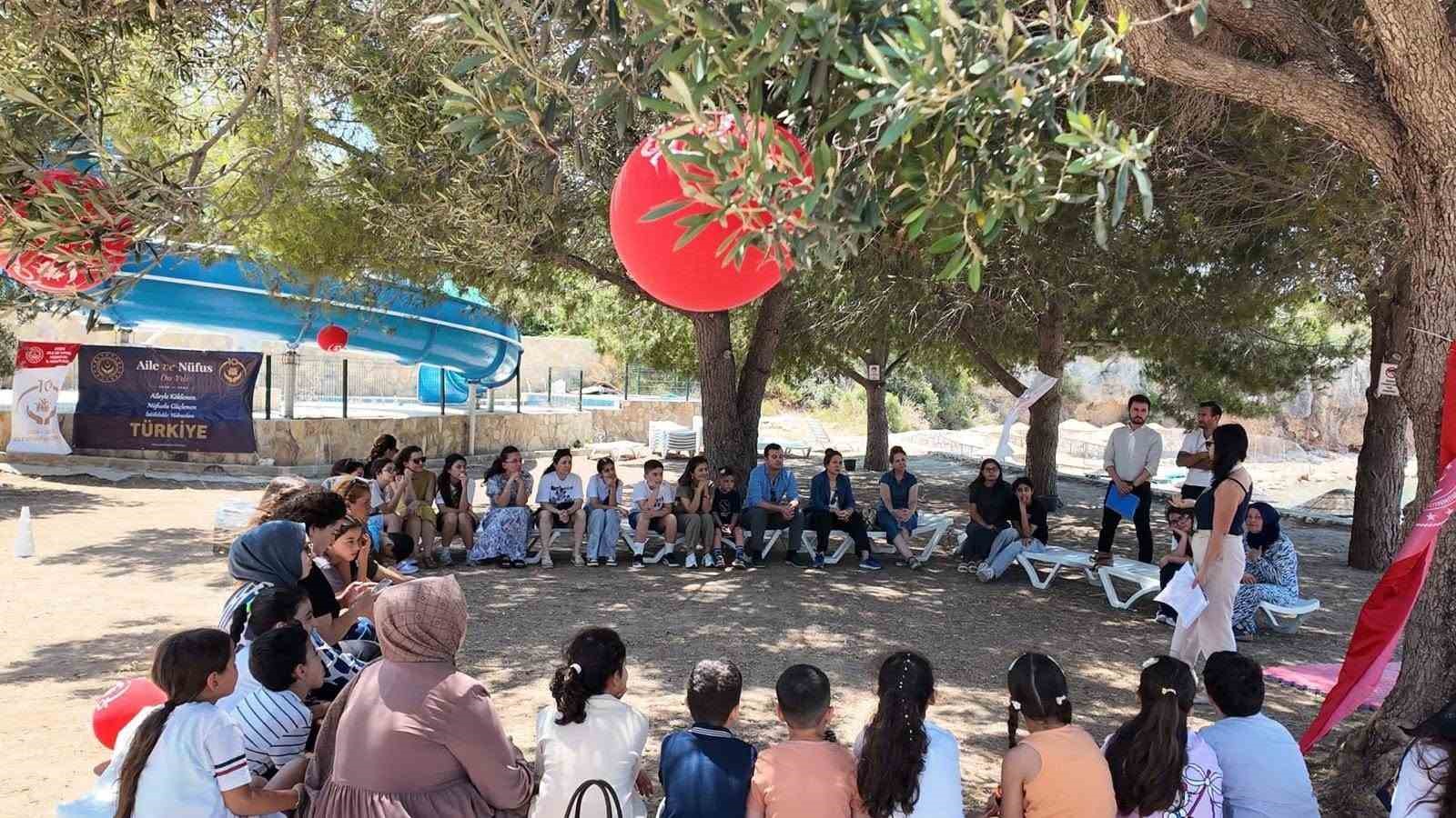 Aileler ve çocuklar dijital detoks etkinliğinde buluştu