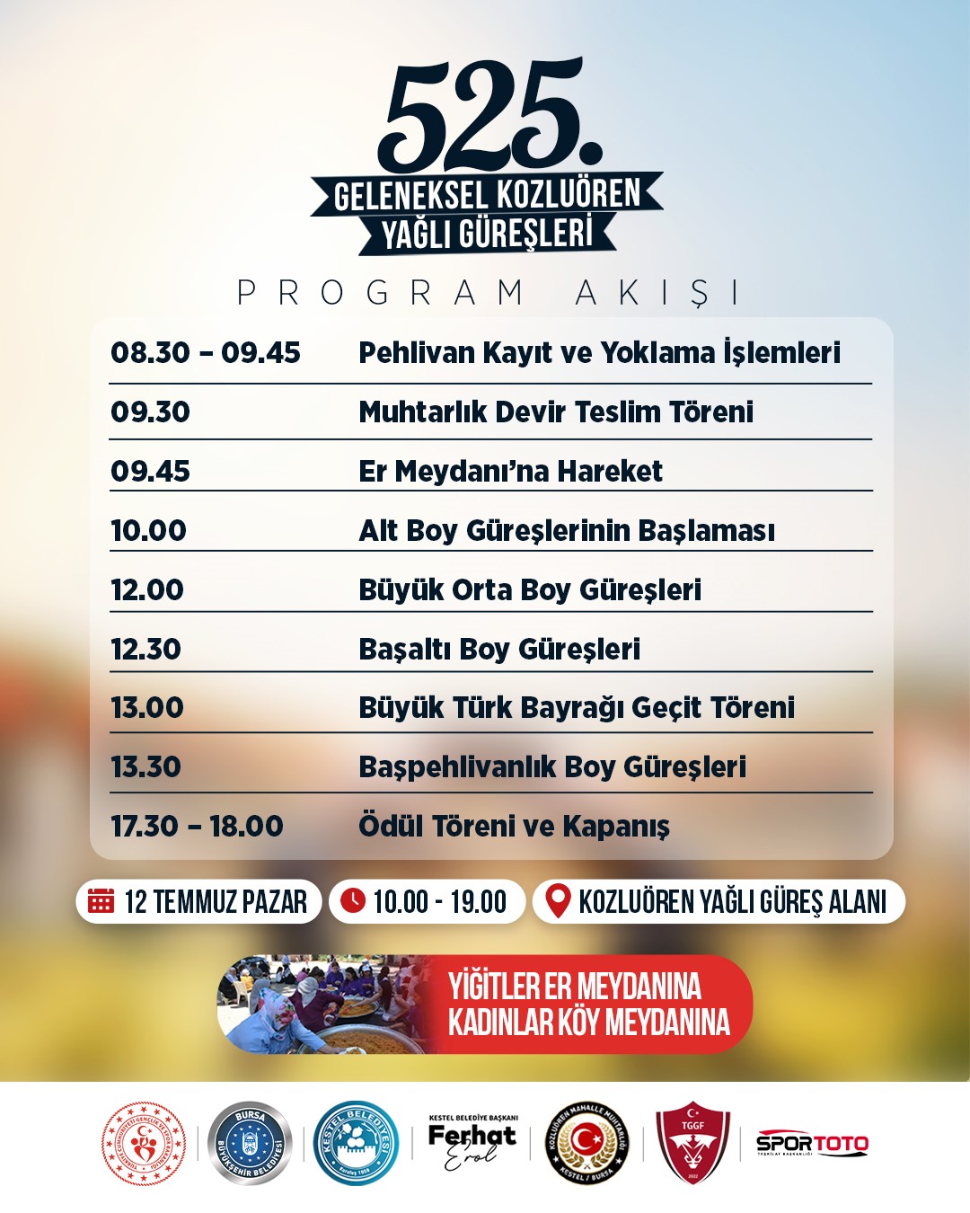 Kestel Belediyesi kozluören’de 525 yıllık geleneği yaşatacak