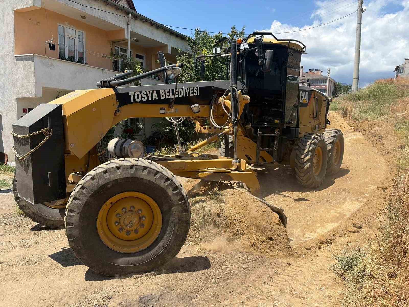 Tosya Belediyesi’nin çalışmalarıyla ilçenin çehresi değişiyor