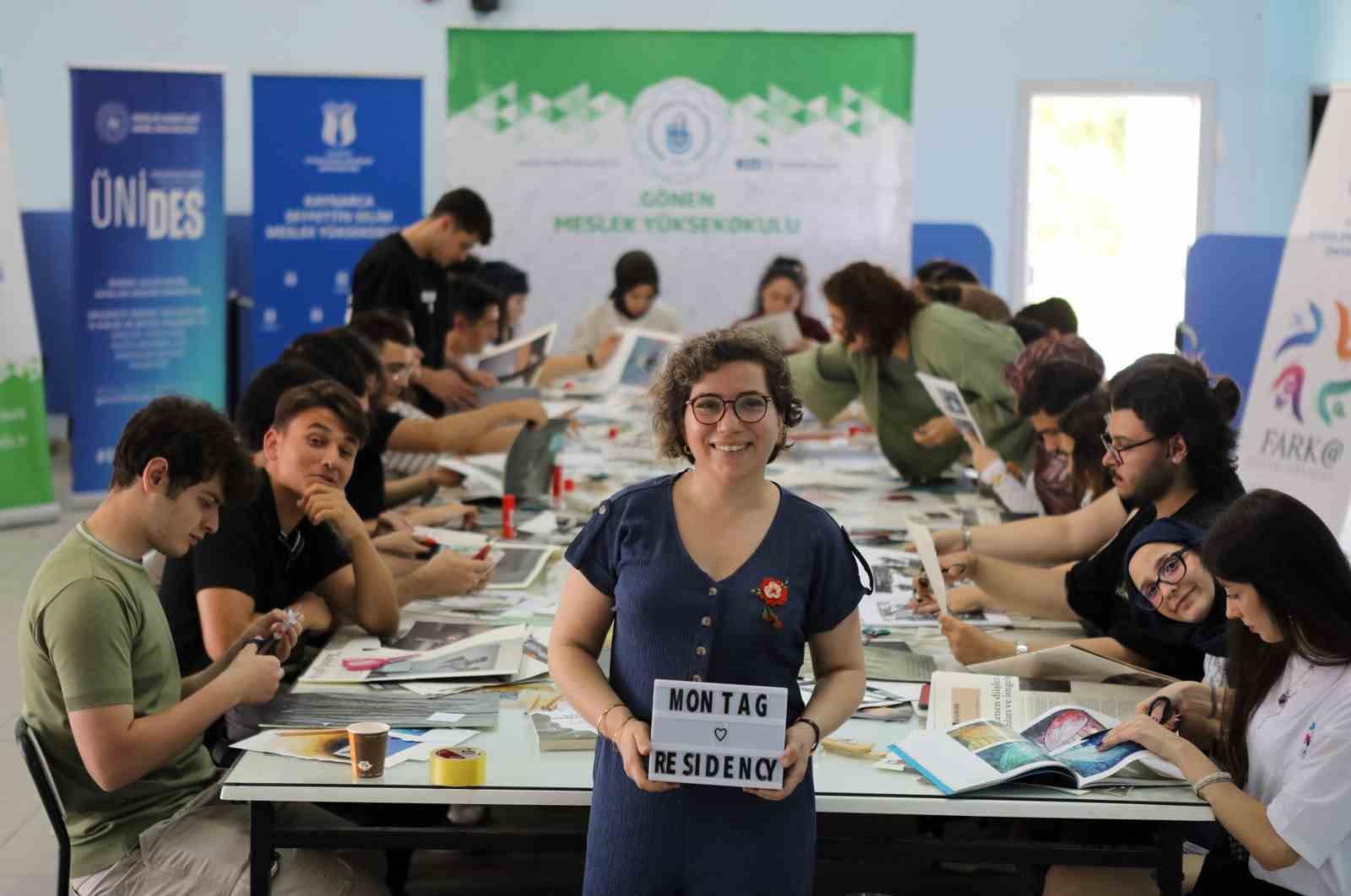 İki üniversitenin öğrencileri bir araya gelerek bilgi alışverişi yaptı