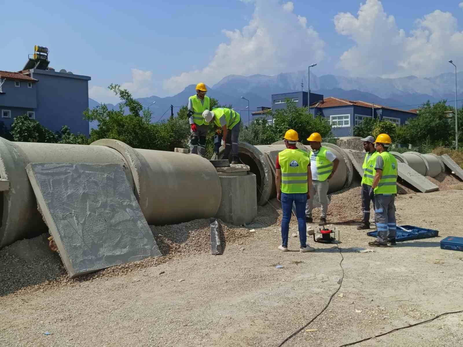 Merkezefendi Enkazda Arama Kurtarma Eğitim Alanında afetlere hazırlık sürüyor