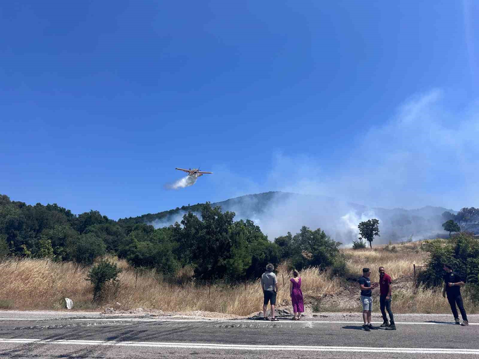 Ayvacık’ta orman yangını kontrol altına alındı