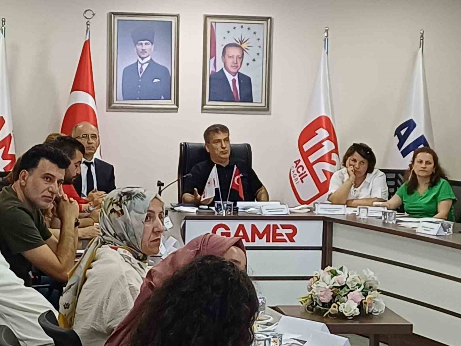 Sel felaketlerine karşı masa başı tatbikatı yaptılar