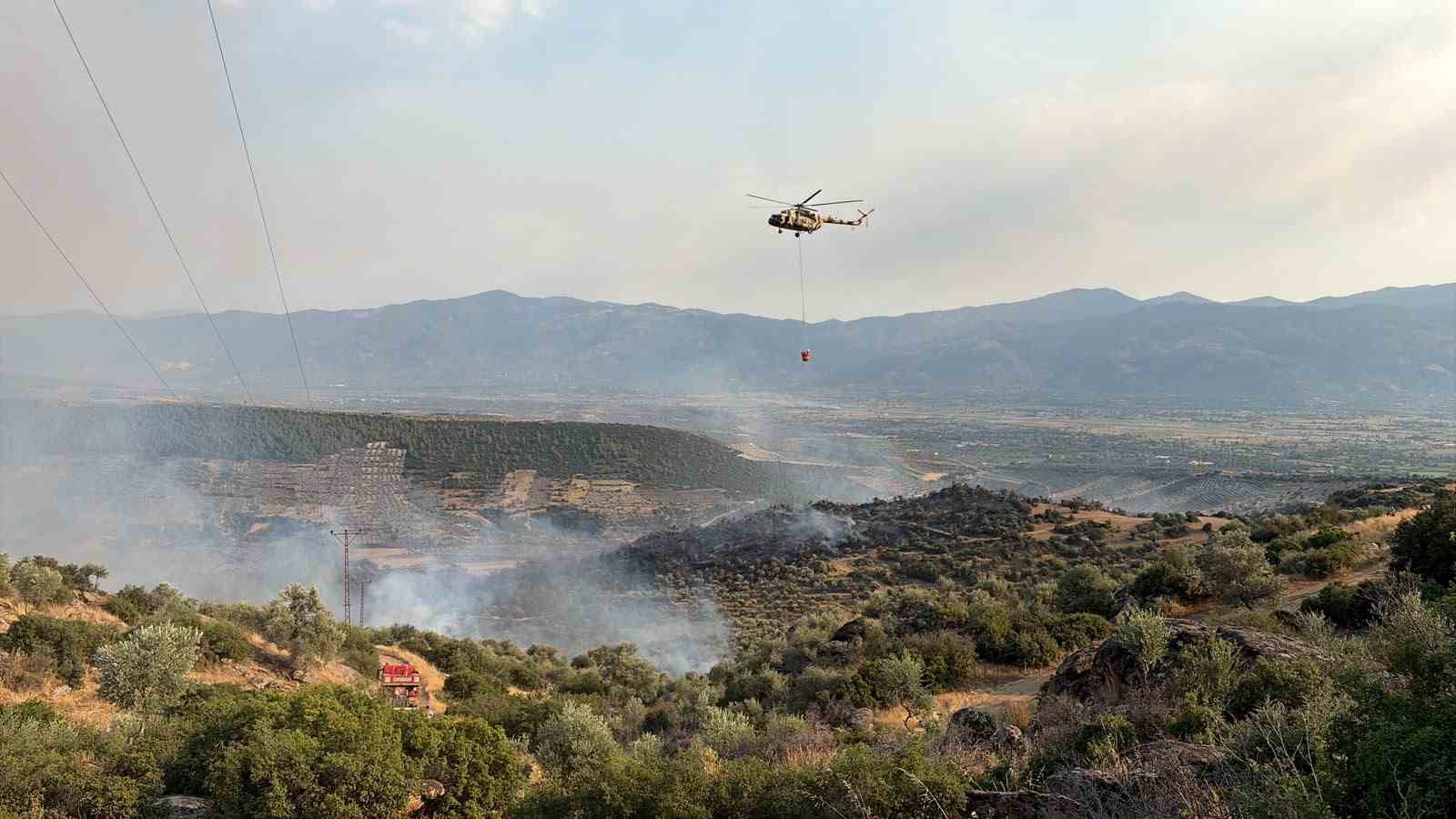 Bozdoğan’da tahliye başladı, alevler sınıra dayandı