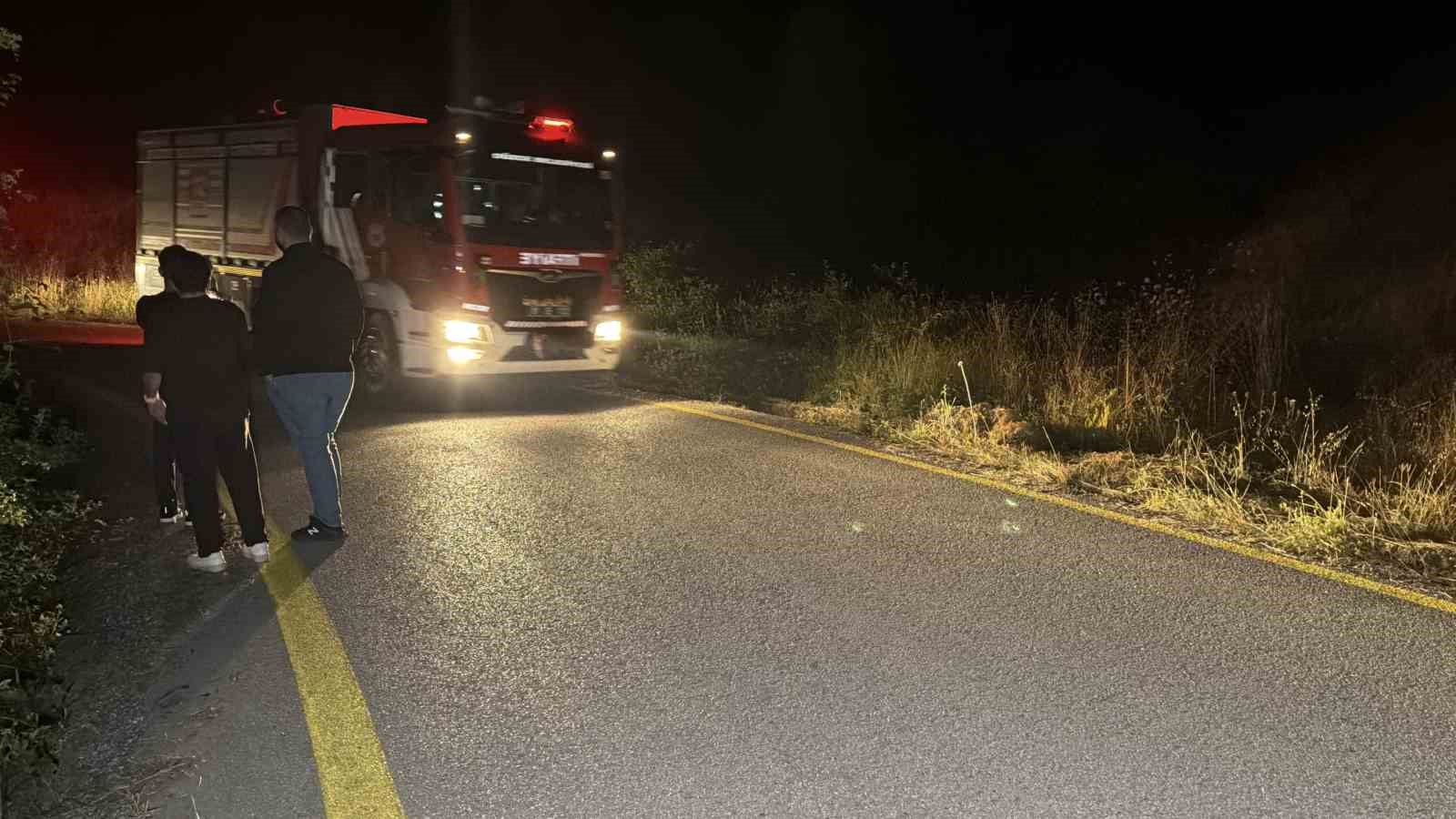 Düzce’de kontrolden çıkan araç şarampole uçup takla attı