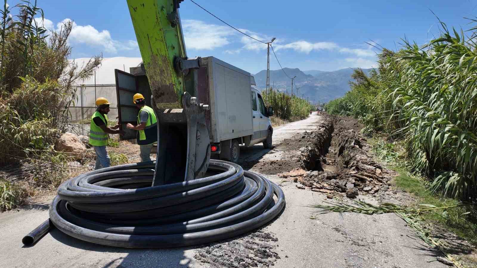Tekebaşı içme suyu projesinin yüzde 86’sını tamamlandı