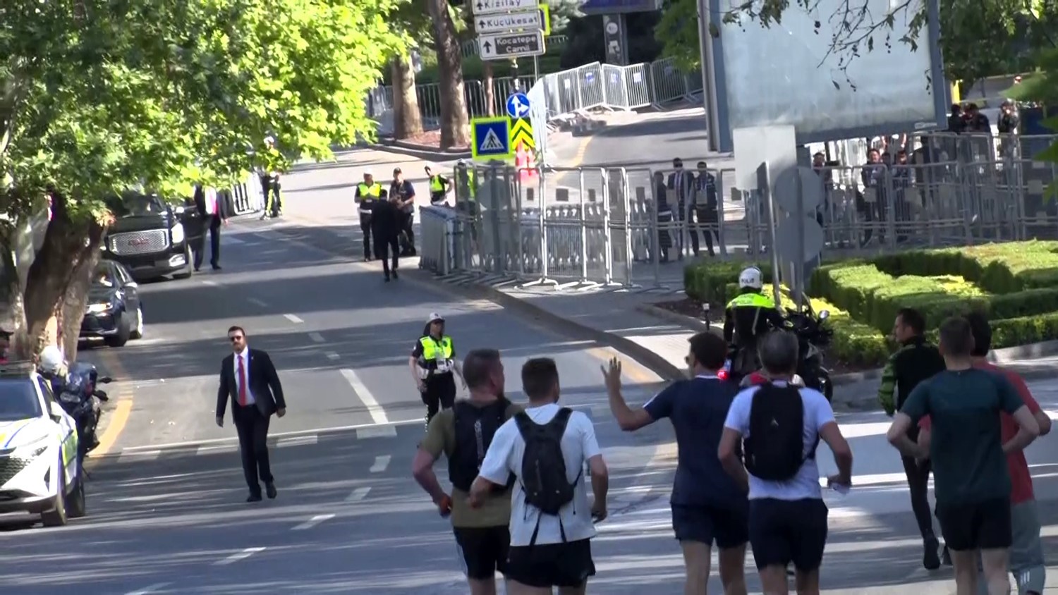 Fransa Cumhurbaşkanı Macron, Ankara’da sabah koşusu yaptı