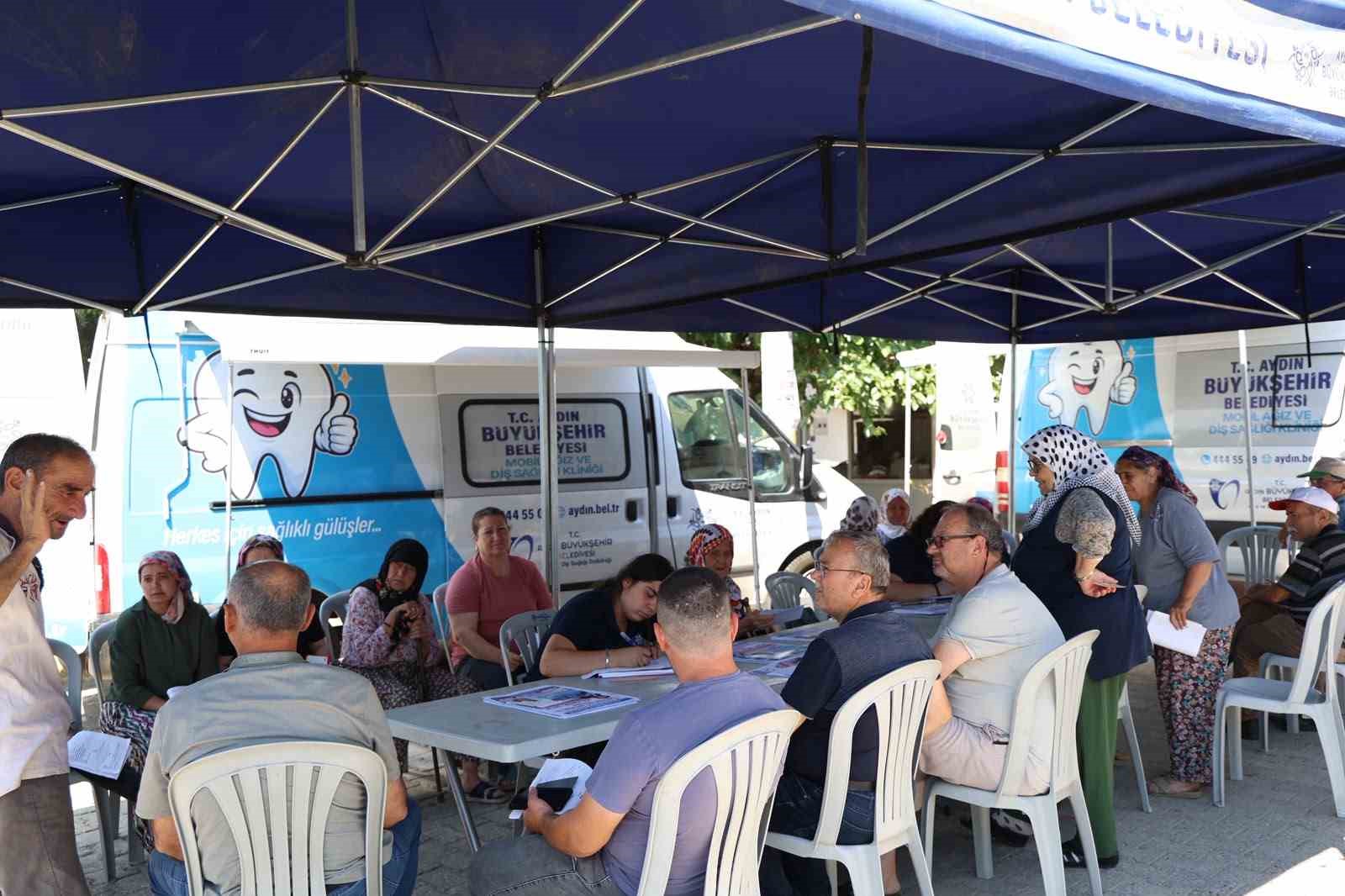 Aydın’da mobil diş klinikleri vatandaşların ayağına gidiyor