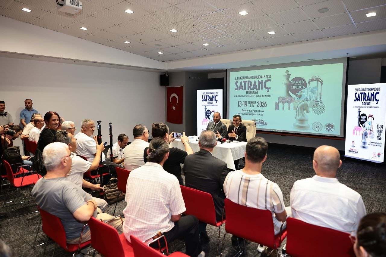 Denizli’de uluslararası satranç turnuvasında geri sayım başladı