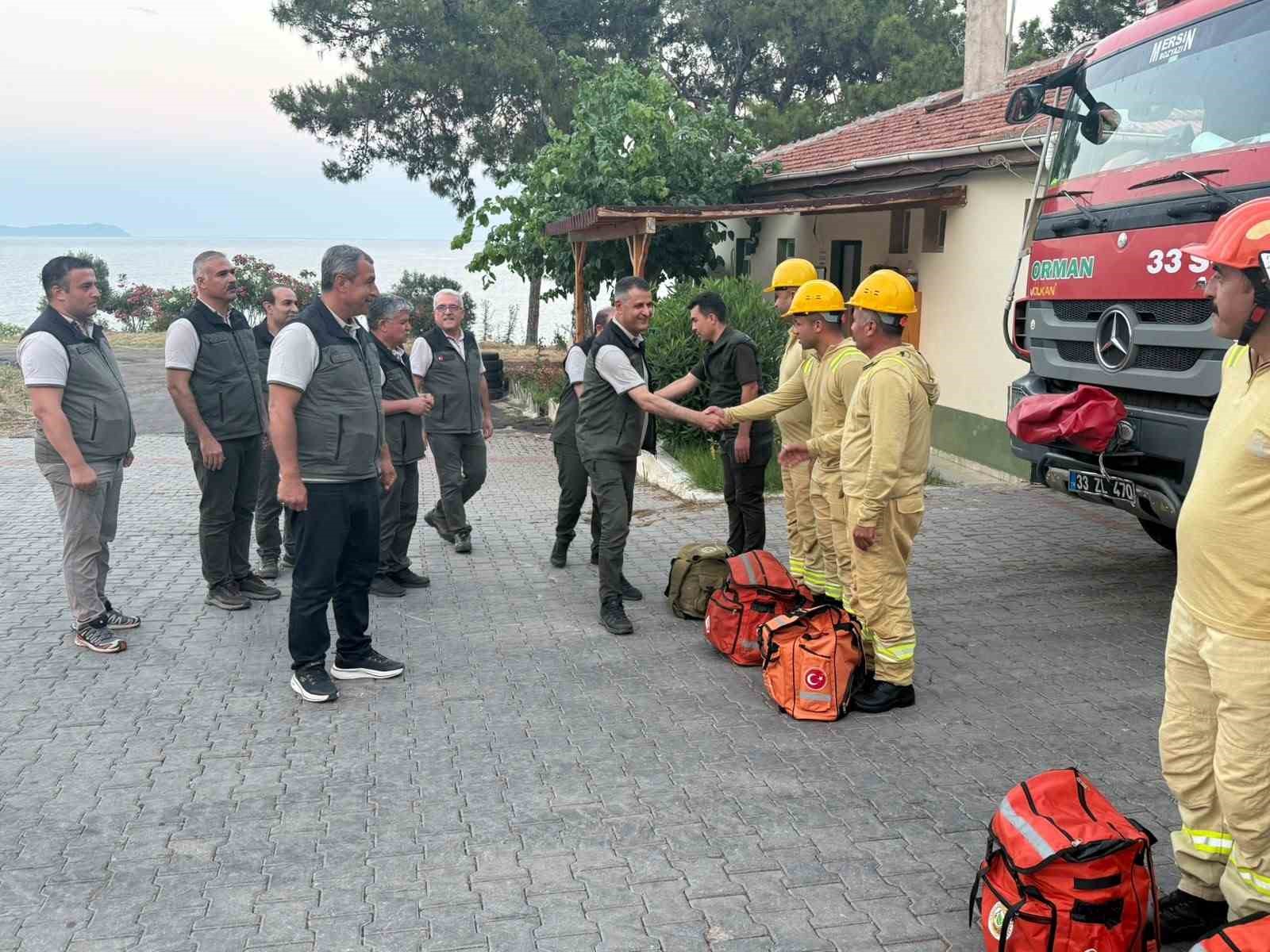 Mersin’de orman yangınlarına karşı teyakkuz vurgusu