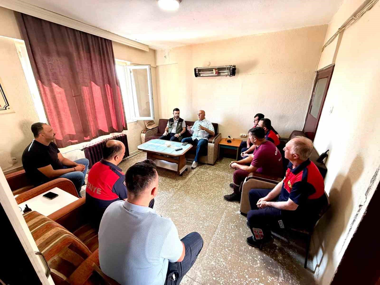 Hisarcık itfaiye personeline orman yangınlarıyla mücadele eğitimi verildi