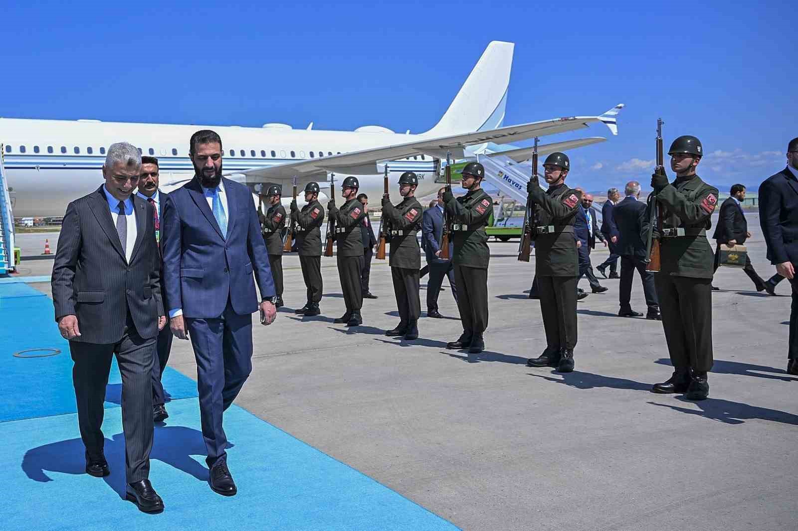 Suriye Cumhurbaşkanı Şara Ankara’da