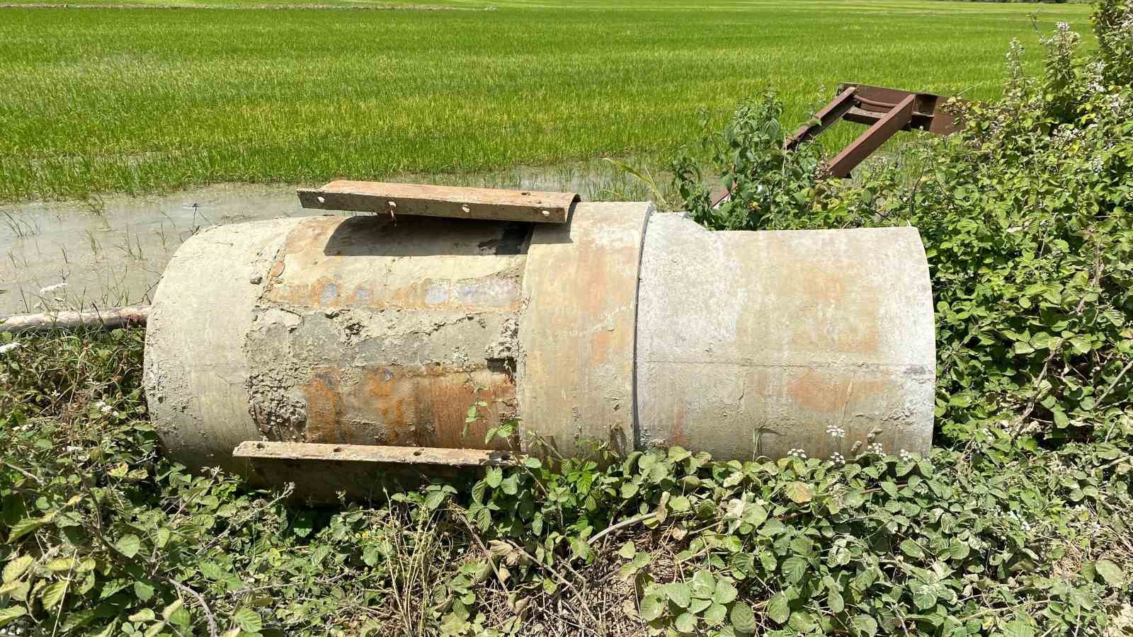 Sinop Karasu Ovası’nda sulama ana hattı yine patladı: Çeltikte kuruma riski