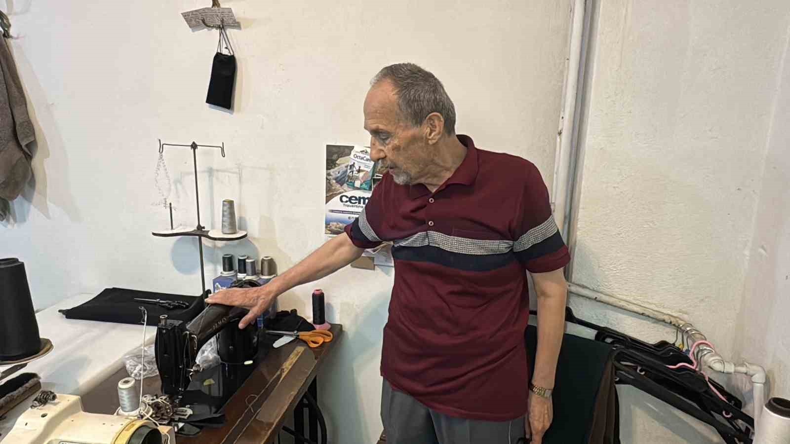Çocuk yaşta başladı, 61 yıldır iğne ipliği elinden bırakmadı