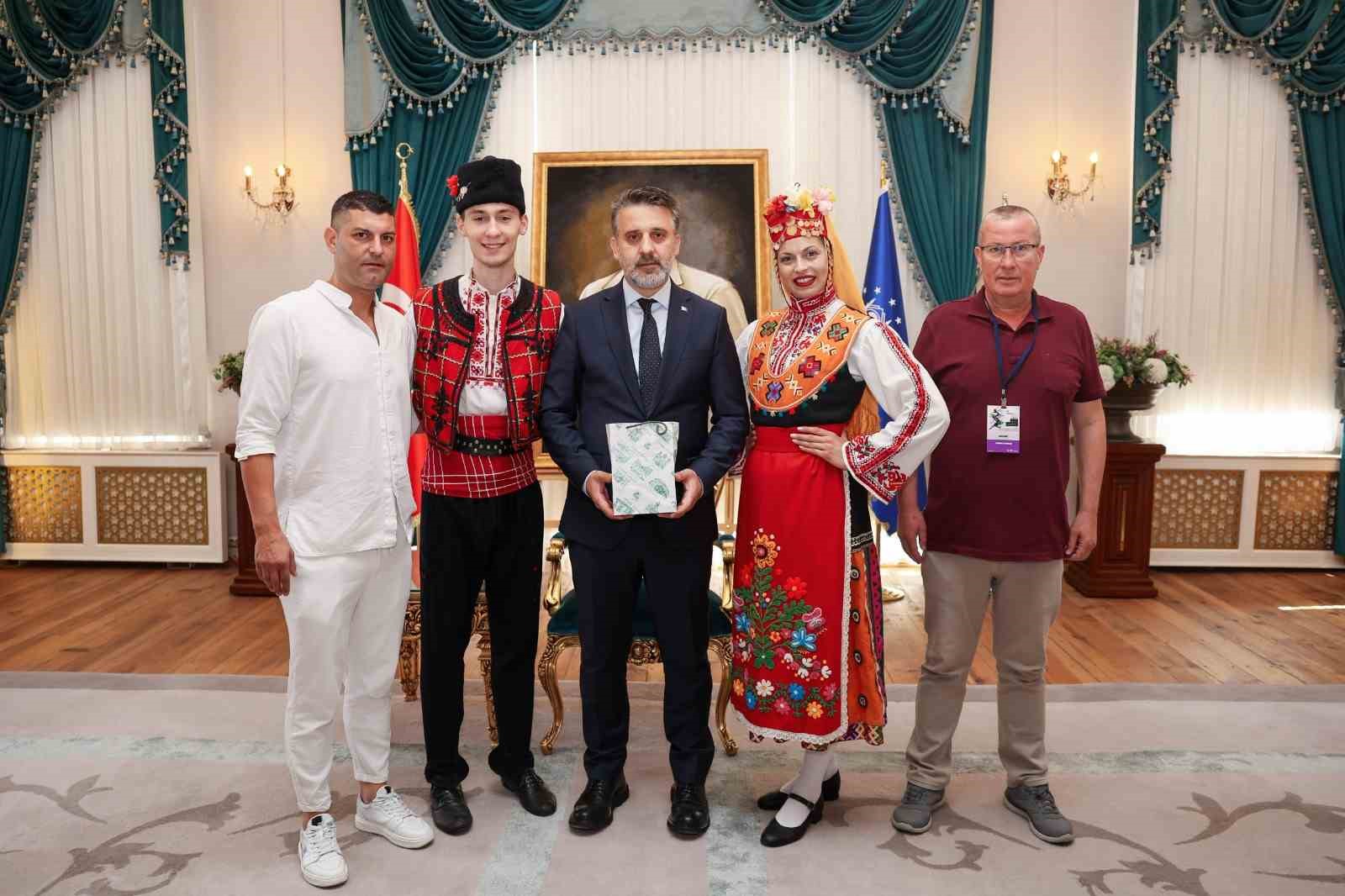 Altın Karagöz ekiplerinden Başkan Vekili Biba’ya ziyaret