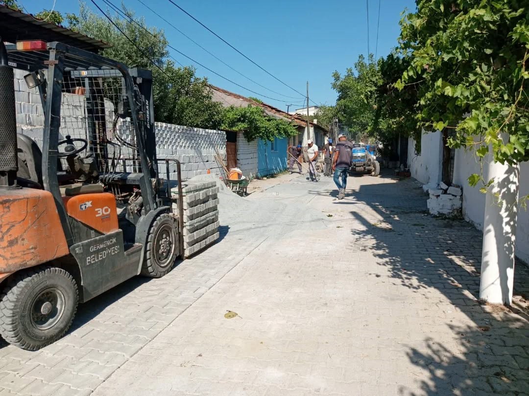Germencik Belediyesi’nden dört mahallede eş zamanlı çalışma