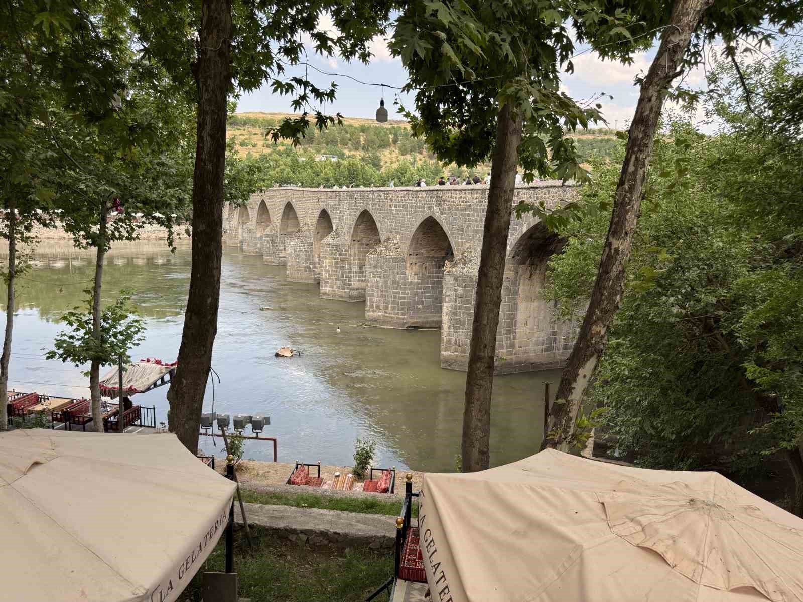 Diyarbakır’da sıcaklığın 40 dereceyi bulmasıyla tarihi mekanlar boş kaldı
