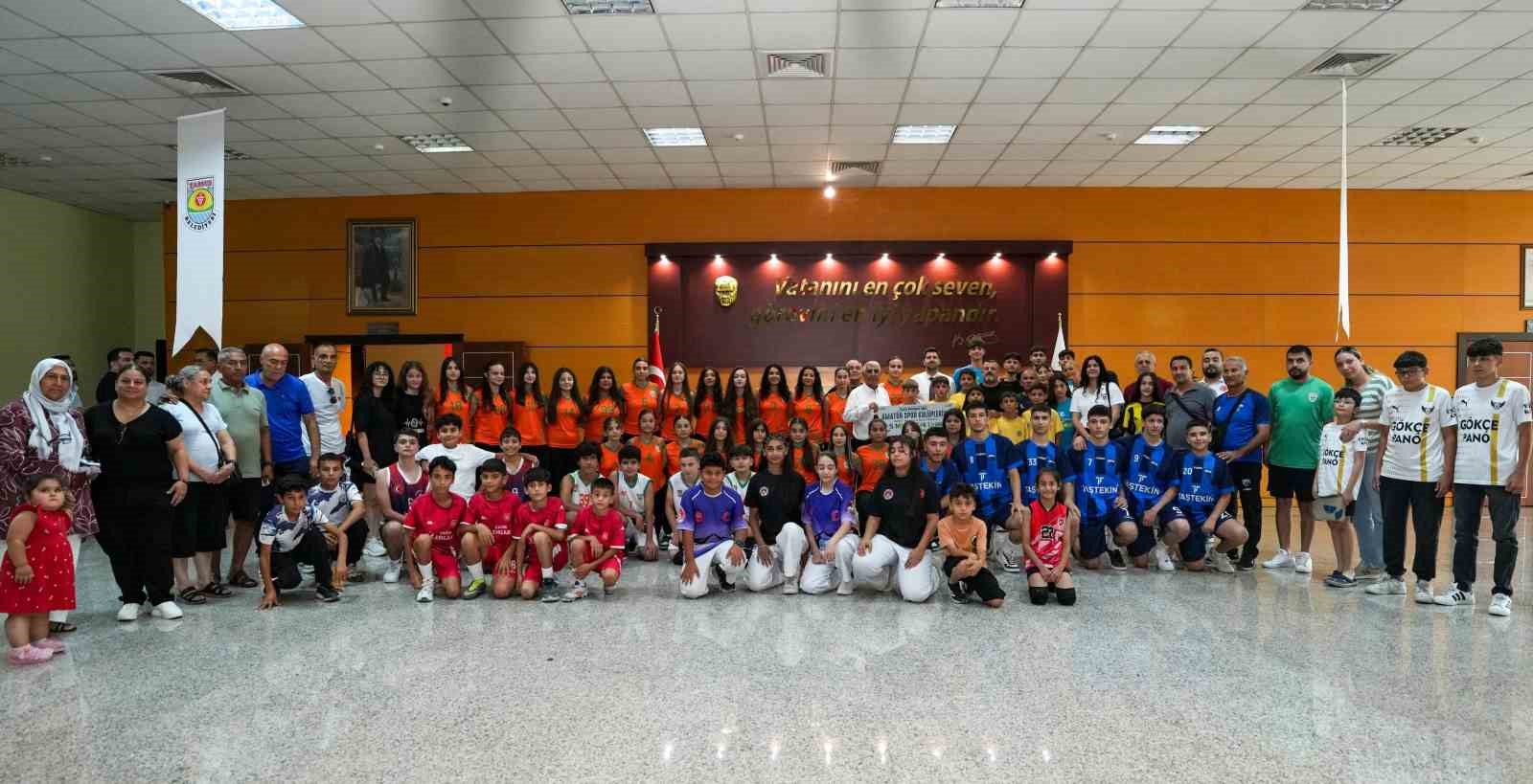 Tarsus Belediyesinden amatör spor kulüplerine 5 milyon TL destek