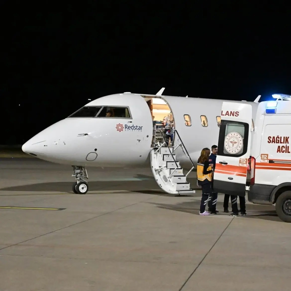 Şırnak’ta 4 aylık kalp hastası bebek ambulans uçakla İstanbul’a sevk edildi