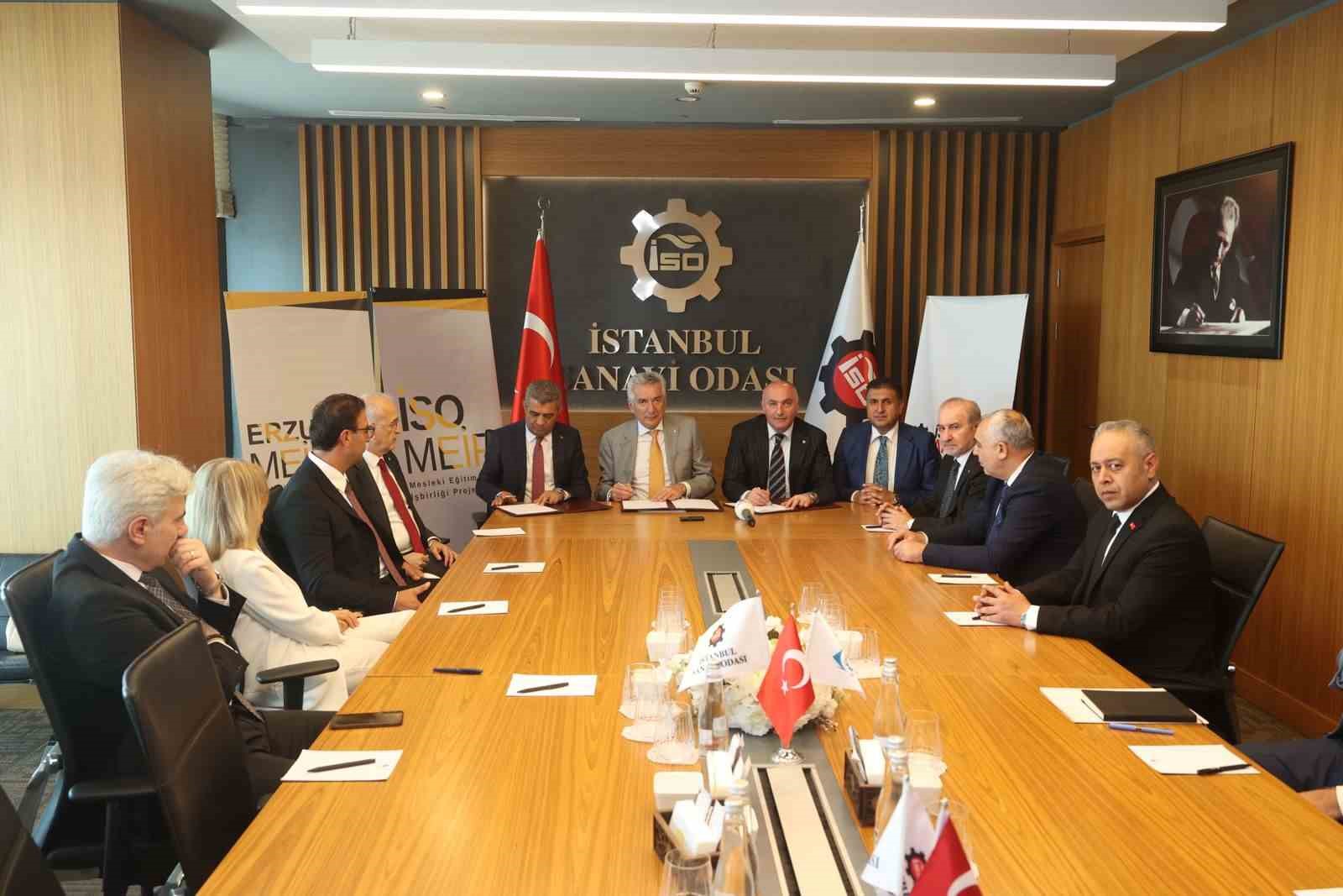 Erzurum sanayisi için önemli adım: ETSO ve İSO arasında mesleki eğitim protokolü imzalandı