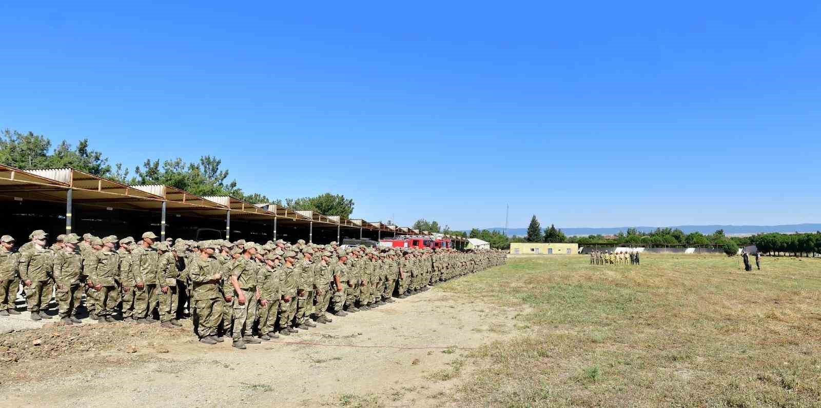 Çanakkale’de askeri personele Orman Yangınlarıyla Mücadele Eğitimi