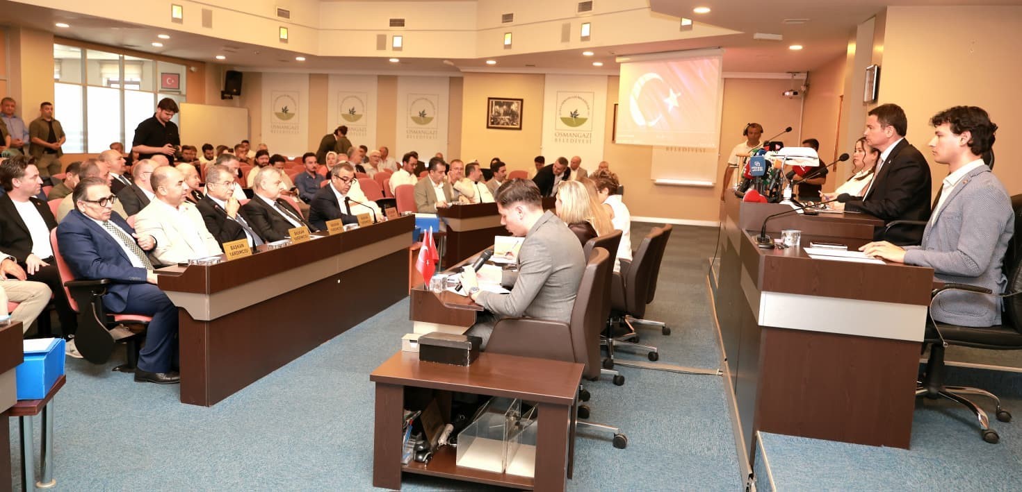 Osmangazi Belediyesi temmuz ayı olağan meclis toplantısı yapıldı