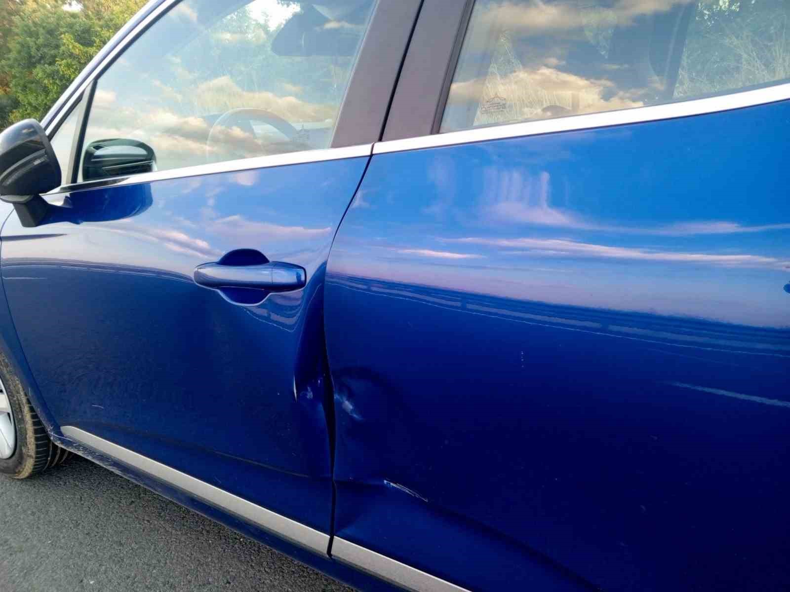 Keşan’da otomobil ile çarpışan motosiklet sürücüsü yaralandı